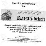 Gaststätte Ratsstübchen