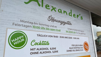 Alexander’s Restaurant-bar-lounge