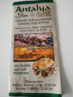 Antalya Grill, Turkische Grillspezialitaten, Schnitzel,Pizza