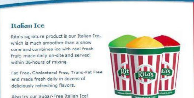 Rita's Italian Ice Frozen Custard