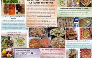 Le Panier Du Facteur Snack Petite Restauration Produits Locaux Et Artisanaux