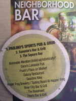 Paolino's Sports Pub Grub