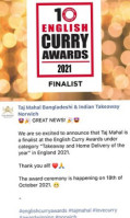 Taj Mahal Indian Take Away