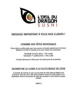 L'oeil Du Dragon Sushi