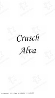 Crusch Alva