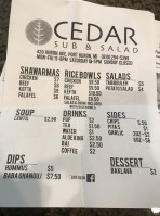 Cedar Sub And Salad