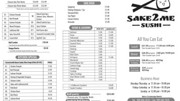 Sake 2 Me Sushi (30% Off Special Rolls)