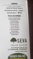 Seva Indian Cuisine