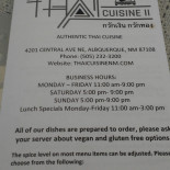 Thai Cuisine Ii Albuquerque